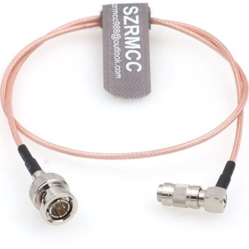 HD SDI BNC Male to Right Angle DIN1.0/2.3 Male RG179 75ohm RF Coaxial Cable for 4K Video Camera Monitor Recorders
