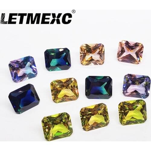 LETMEXC Nano Nanosital Two Color Mixed Bare Stone Can Be Customized