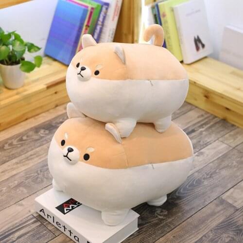 40/50 cm Soft Shiba Inu Dog Plush Toy Plump Body Dog Stuffed Dog Toy Doll For Kids Birthday Gift or Shop Home Decoration
