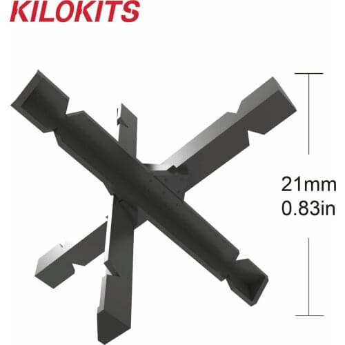 10PCS 1/72 Plastic Military Anti-Tank Obstacles Unpainted WWII Warming Miniature Building Accessories Model Kits