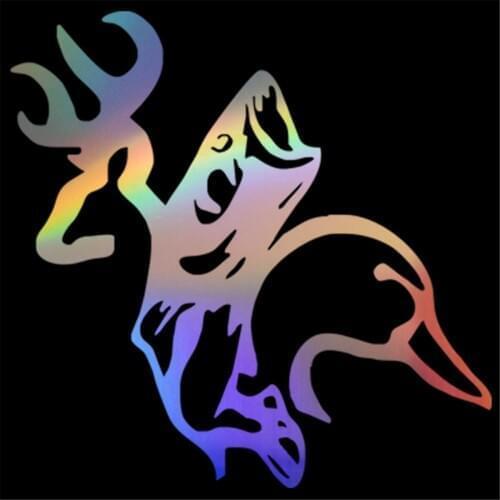 Deer Duck Fish Home Wall Glass Window Door Car Sticker Laptop Auto Truck