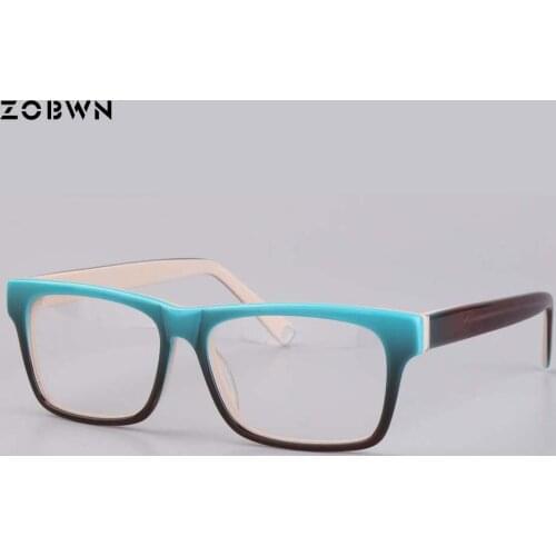 4 colors women glasses handmade acetate optical frames can put anti blue light lens from computer fashion Transition color gafas