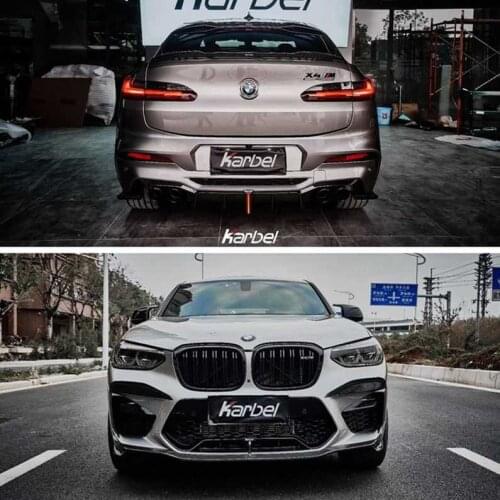 Suitable for X4m Bmw Refitting Carbon Fiber Front X4mc Karbel Rear Lip Skirt Tail