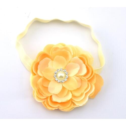 3.5" Peony Baby Headbands 2Colors Options Cute Baby Gilrs Flowers Headwear Infant Headband Hair Accessories