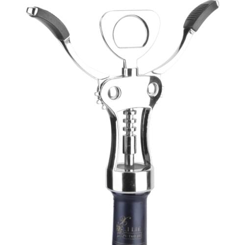 Corkscrew Wine Beer Bottle Opener Mirror Light Polishing Red Wine Screwdriver Creative Practical Wine Gadgets Cool