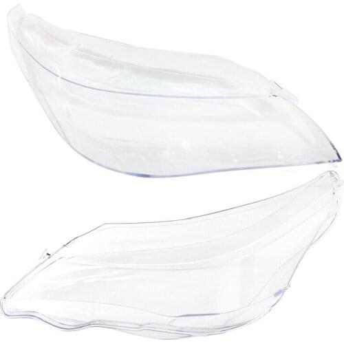 2 Pcs Car Headlight Lens Cover Front Head Light Lamp for BMW 5 Series E60/E61 03 -10, Left & Right