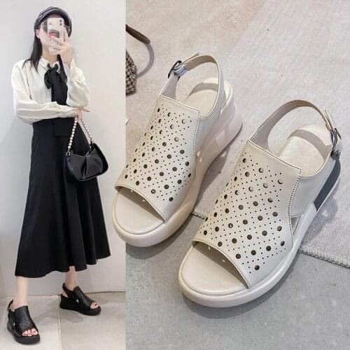 2021 Summer Woman Shoes Platform Slippers Wedge Flip Flops Women High Heel Slippers For Women Casual Sandals Female Shoes