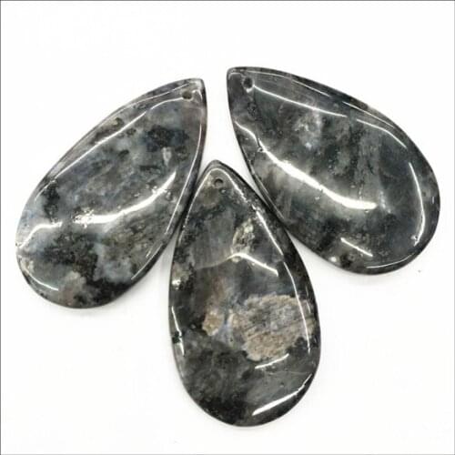 3pcs nature chinese labrodornite stone pendants semi precious stone for necklace pendants diy natural pendants free shipping