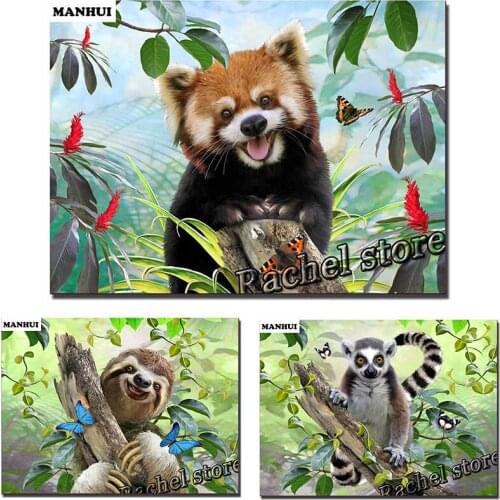 Diy Diamond Painting Cross Stitch Kits Diamond Mosaic Animal Full Square Diamond And Round Diamond Embroidery AD368