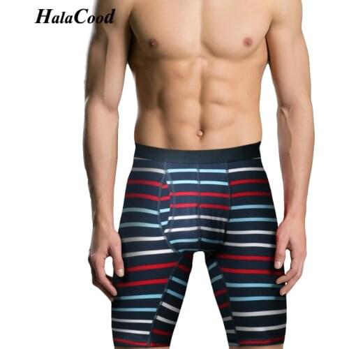 Brand Panties Hot Sell Fashion Sexy Cotton Man Large Size Underwear Mens Plus Long Boxer Shorts New High Quality Male Underpant