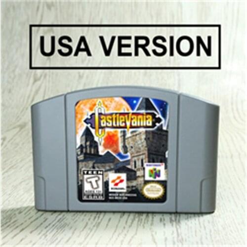 Castlevania For 64 Bit Game Cartridge USA Version NTSC Format