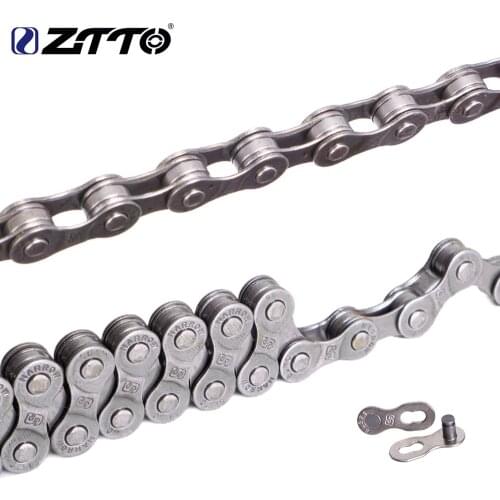 ZTTO 6 7 8 Speed Chain Mountain Bike Road Bicycle Parts High Quality Durable Chains missing link for parts K7 System MTB