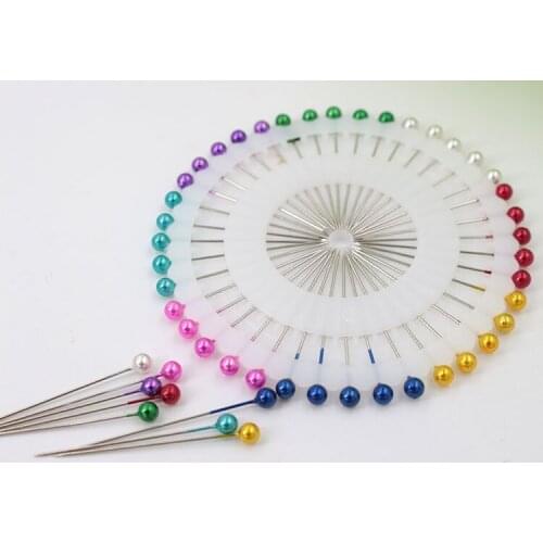 Color Bead Positioning Needle Handle White High Quality Pearl Pin Accessories Metal Direct Selling 2021