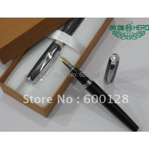 Guaranteed 100% Genuine HERO Fountain Pen (382),Metal pen,Have security check code, Wholesale and retail