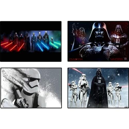 Star Wars Canvas Painting Star Wars Darth Vader Yoda Movie Posters and Prints Wall Art Print Mural Home Decor Boy Gift Cuadros