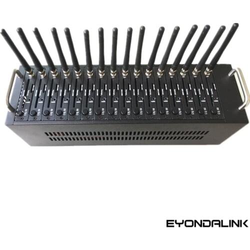 Factory Bulk sms usb gsm modem wavecom 16 Ports SIM card GSM SMS Modem Pool With Original Wavecom Q2303 USB