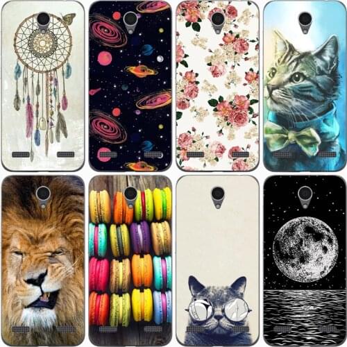 Fashion Soft silicone TPU Back Cover For ZTE Blade A520 Phone Funda Case For ZTE Blade A521 Cute Cartoon Case