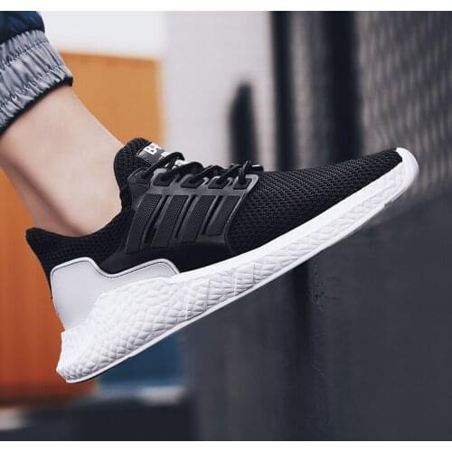 Men Sneakers Breathable Mesh Male Shoes Adult Fashion Men Light Non-slip Flat Soft Casual Trainers Outdoor Student Running Shoes