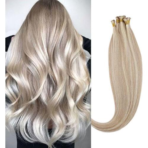 [New]VeSunny Invisible Hand Tied Virgin Human Hair Weft Sew in Remy Hair Skin Weft Straight Remy Hair Bundle 10g/Bundle #P18/613
