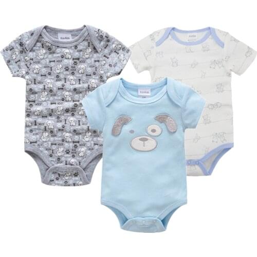 Infant New Baby Boys Bodysuits Roupas Bebe De Newborn Girls Overalls Cotton Short Sleeve Bodysuit Toddler Baby Girls Jumpsuit