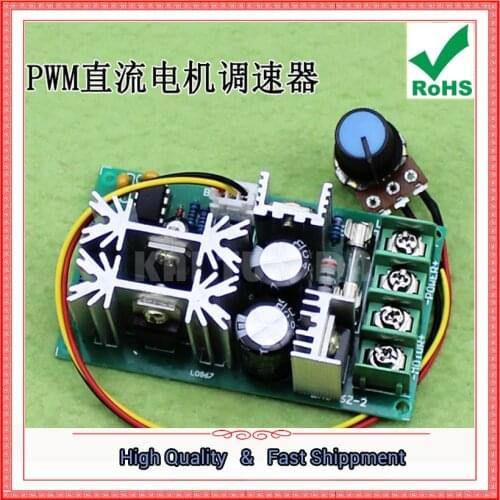 DC Motor Governor 12V 24V 36V 48V High Power Driver Module board PWM Controller 20A Adjust D1B2 0.27KG