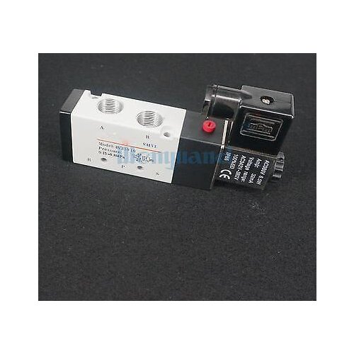 3/8" BSPT AC380V 5 Ports 2 Position Single Solenoid Pneumatic Air Valve 4V310-10