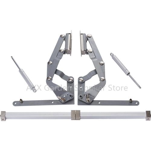 Funssor Lift Up Mechanism Support Vertical Swing Stay Pneumatic Kitchen Hinge Gas Microwave Front Panel