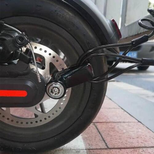 Anti-Theft Steel Wire Disc Brakes Lock for Xiao-mi Mijia M365 Electric Scooter