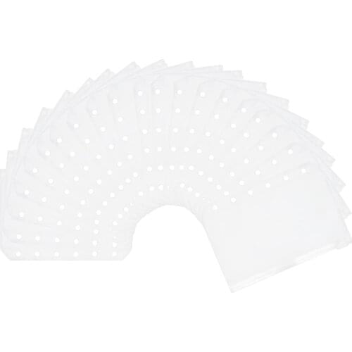 6-Hole Transparent Plastic PVC Waterproof Binder Pocket Page Supplementary Protective Cover For 6-Ring Notebook