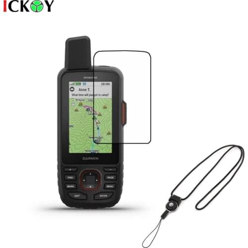 3pcs LCD Clear Screen Protector Guard Cover Shield Film for Handheld GPS Garmin GPSMap 66i Accessories