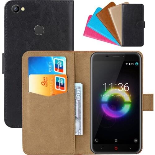 Luxury Wallet Case For Doopro P2 PU Leather Retro Flip Cover Magnetic Fashion Cases Strap
