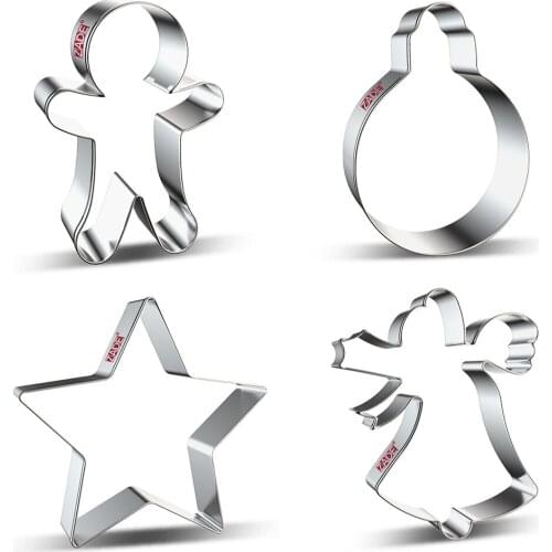 ADE Christmas Cookie Cutter for Christmas Party Biscuit / Fondant / Pastry Cutter - Stainless Steel