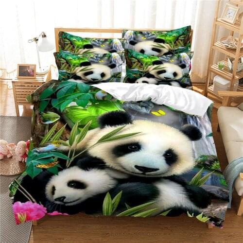 Panda Bedding Set Queen Bedding Duvet Cover Set Bedding Set Bed Cover Cotton Queen Bedroom Bed Cover Set Bed Set Bedding