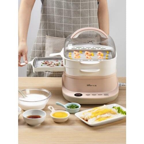 220V Electric Steaming Cooking Machine Drawer Type Intestine Powder Machine White Color Steamed Sausage Steamer EU/AU/UK/US