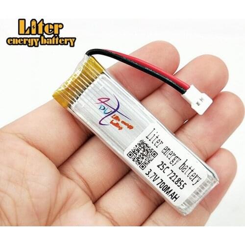 3.7 V 700 mah Remote control plane 3.7 V 700 mah 721855 lithium battery V966 V977 V930 Q282 remote control aircraft aircraft