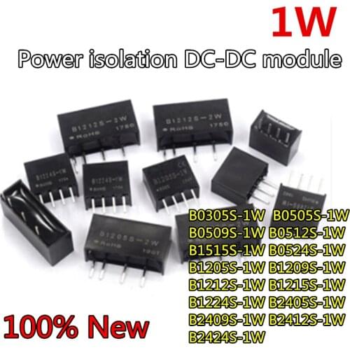 5pcs B0505S B0509S B0512S B1515S B0524S B1205S B1209S B1212S B1215S B1224S B2405S B2409S B2412S B2424S -1W DC-DC module