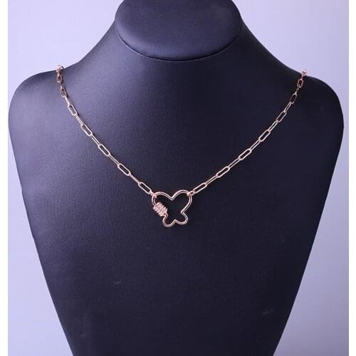 Big Chain Choker Necklaces For Women Men Vintage Geometric Gold Necklaces Chunky Thick Fashion Female Jewelry Charm Jewelry Gift