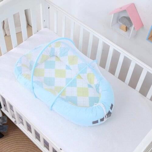 Baby Nest Bed Bumpers In Cradle Mosquito Netting Portable Child Travel Cot Furniture Infant Bassinet For New Born Cribs