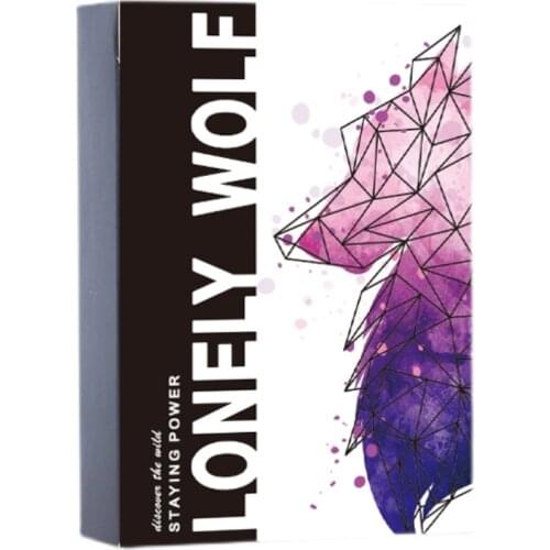 Purple Lonely Wolf Playing Cards Poker Size USPCC Collectable Deck Card Games Magic Props Magic Tricks for Magician