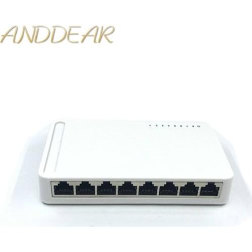 OEM New model 8 Port Gigabit Switch Desktop RJ45 Ethernet Switch 10/100/1000mbps Lan Hub switch 8 portas