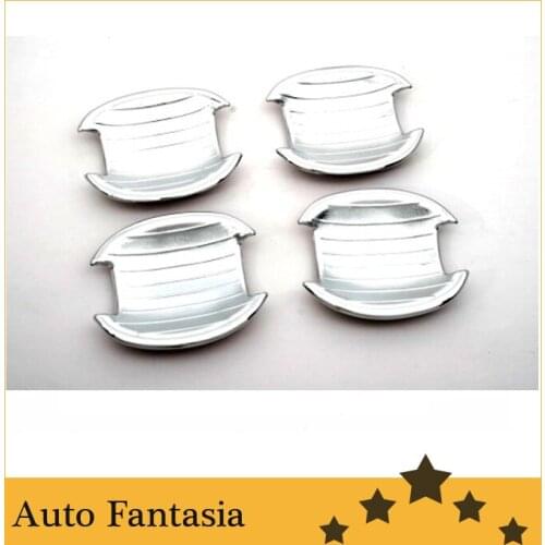 Chrome trim strips car accessories chrome door cavity cover -for Nissan March Micra K13 10-13- free shipping