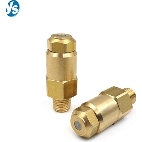 1/4" Brass LNN Hydraulic Atomizing Spray Nozzle Fine Misting Nozzle Micro Fogging Nozzle