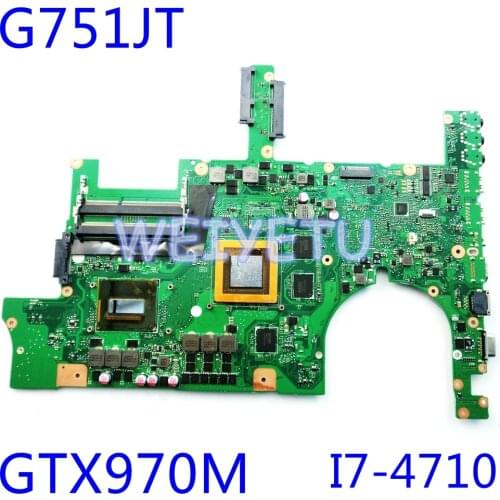 ROG G751JT GTX970M With i7-4710HQ motherboard REV2.5 for asus ROG G751 G751J G751JY G751JM G751JL Laptop notebook mainboard