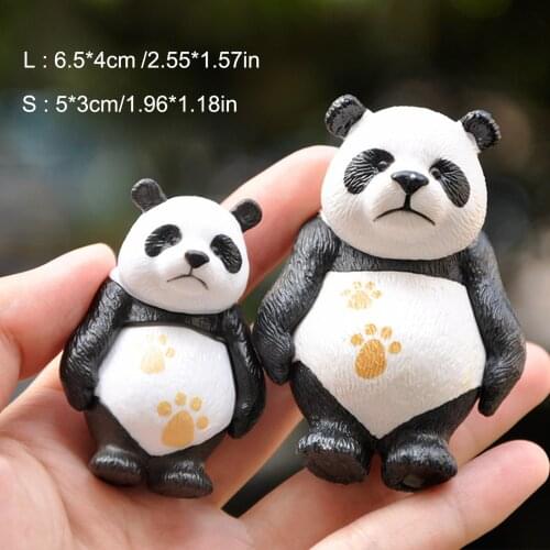 Cute Cat Horse Panda Moss Micro Landscape Terrarium Figurine Decoration Resin Funny Ornament Fairy Garden Miniature