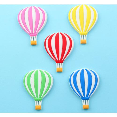 Fridge stickers for Japanese Korean cartoon childrens early childhood toys colored hot-air balloon soft white board stickers