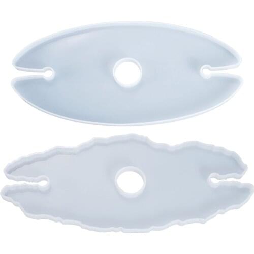 Irregular Wine Rack Silicone Molds Crystal Epoxy Resin Wine Tray Wine Glass Rack Coaster Irregular Mould For DIY Jewelry Crafts