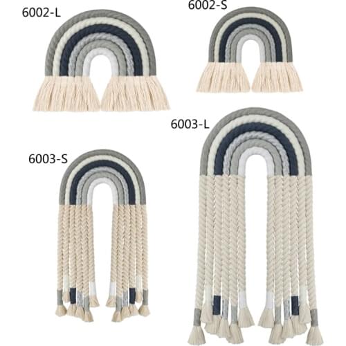 Nordic Rainbow Wall Hanging Decorative Boho Home Decor Party Supplies Nursey Dorm Room Decor Baby Shower Gift