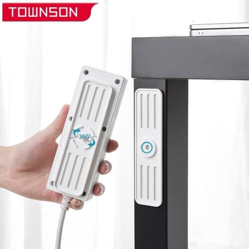 Punch-free storage hook Multifunctional rotatable power strip holder Remote control Storage organizer Adhesive Wall Hooks Hanger
