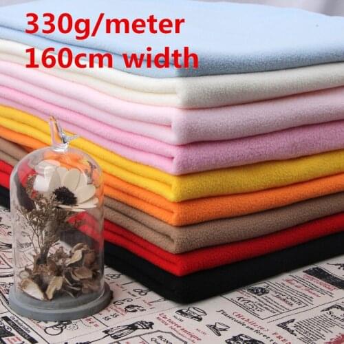 Polyester Polar Fleece Fabric lining fabric DIY handmade fabric Anti Pill Material,Fabric,Soft /Washable 160 *50cm
