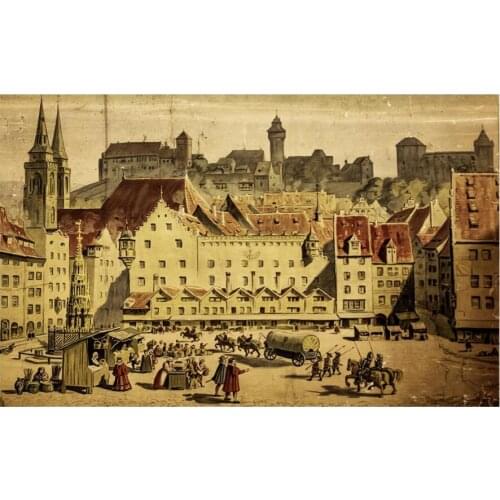 Custom photo 3d wallpaper Classical Italian city retro background wall home decor 3d wall murals wallpaper for walls 3 d